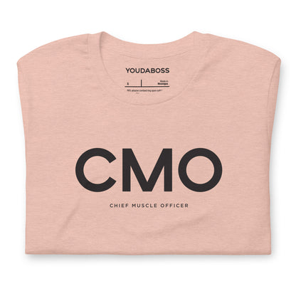 Chief Muscle Officer - Black Print – Unisex t-shirt
