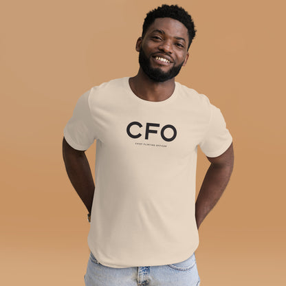 Chief Flirting Officer - Black Print – Unisex t-shirt