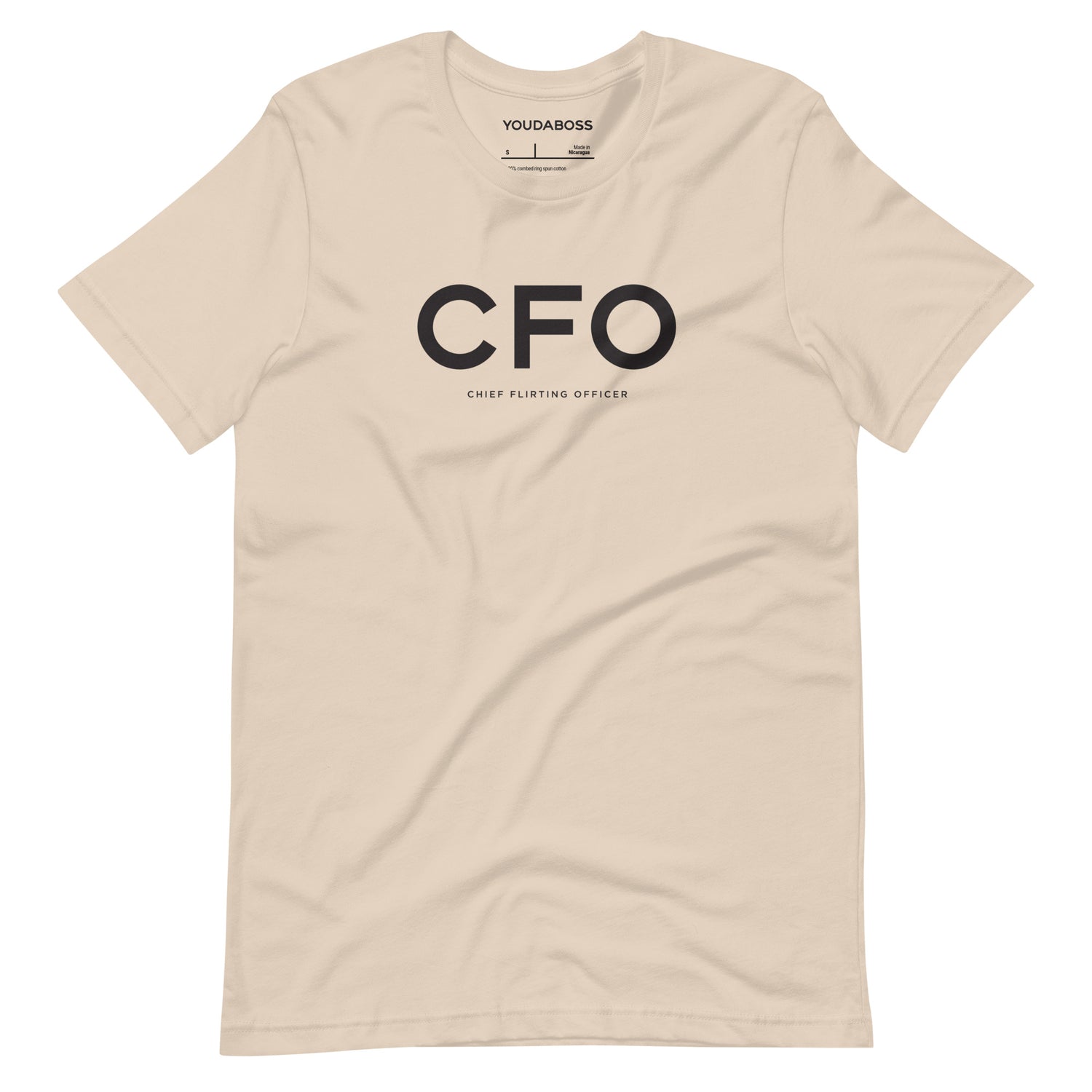 Chief Flirting Officer - Black Print – Unisex t-shirt